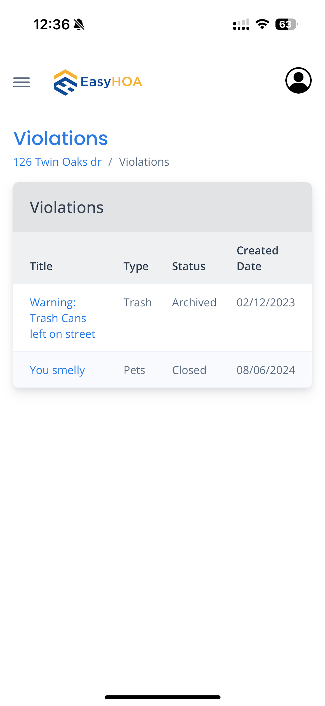 EasyHOA screenshot 7