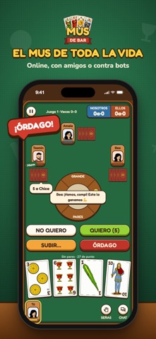 Mus de Bar: mus online screenshot 1