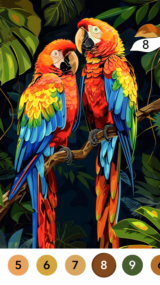 #6. Paint.ly: Color by Number (iOS) 由: Picfun, Inc.