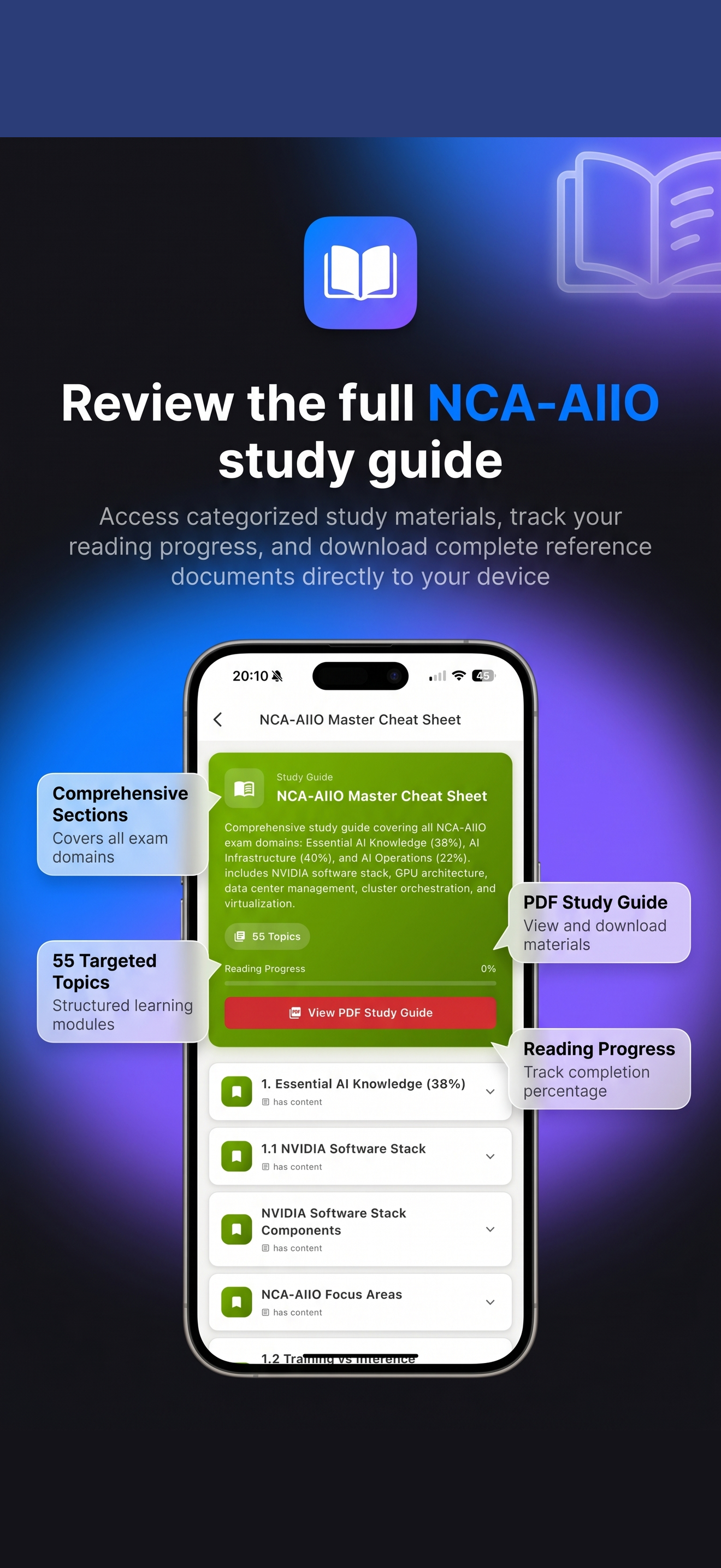 NCA-AIIO Prep 2026 ® ExamCert screenshot 7