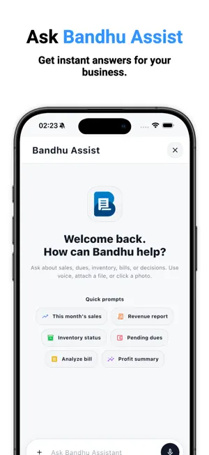 BillBandhu: Voice Billing AI screenshot 2