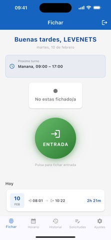 Mesero Fichar screenshot