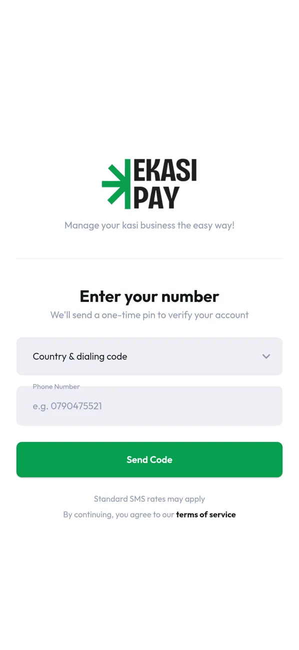 Screenshot #1 pour eKasi Pay