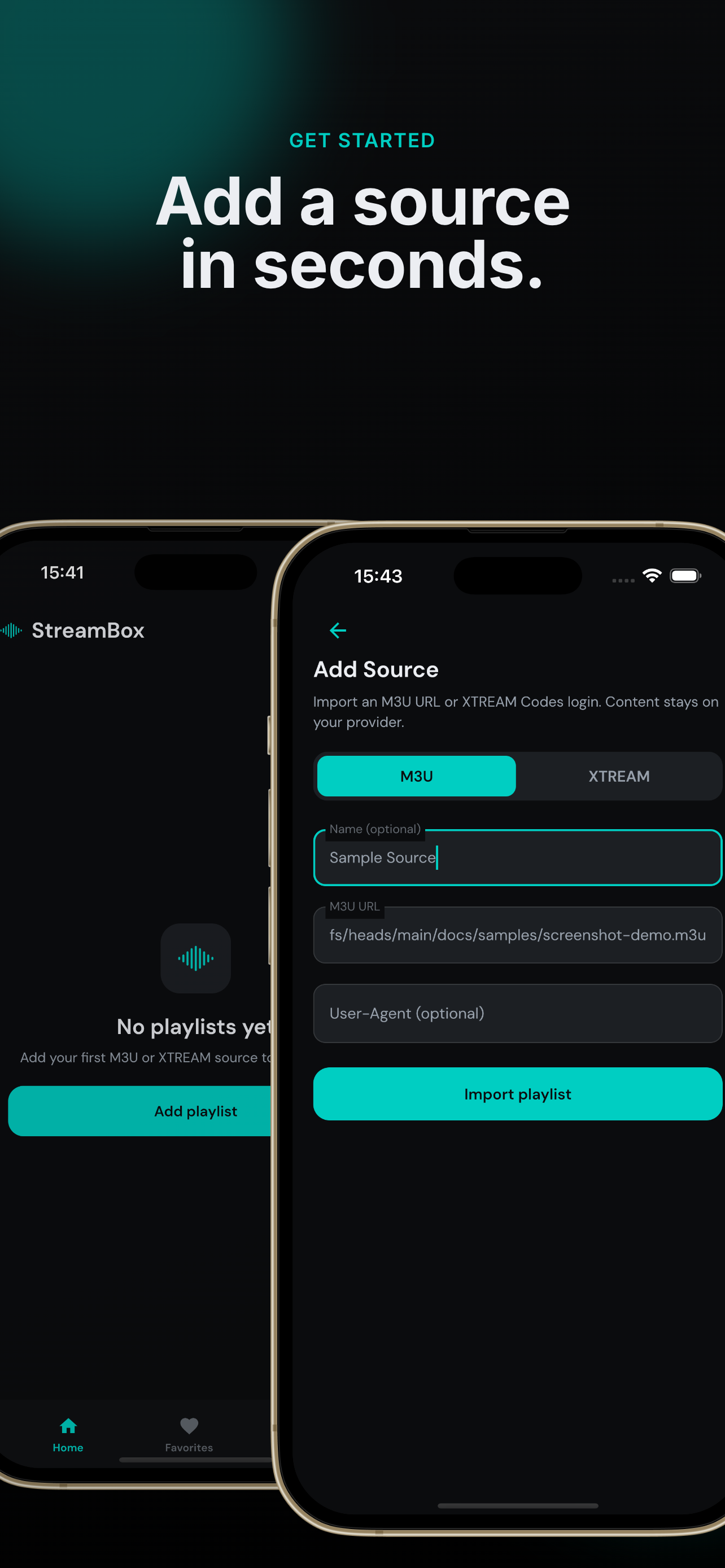 StreamBox M3U Player screenshot 3