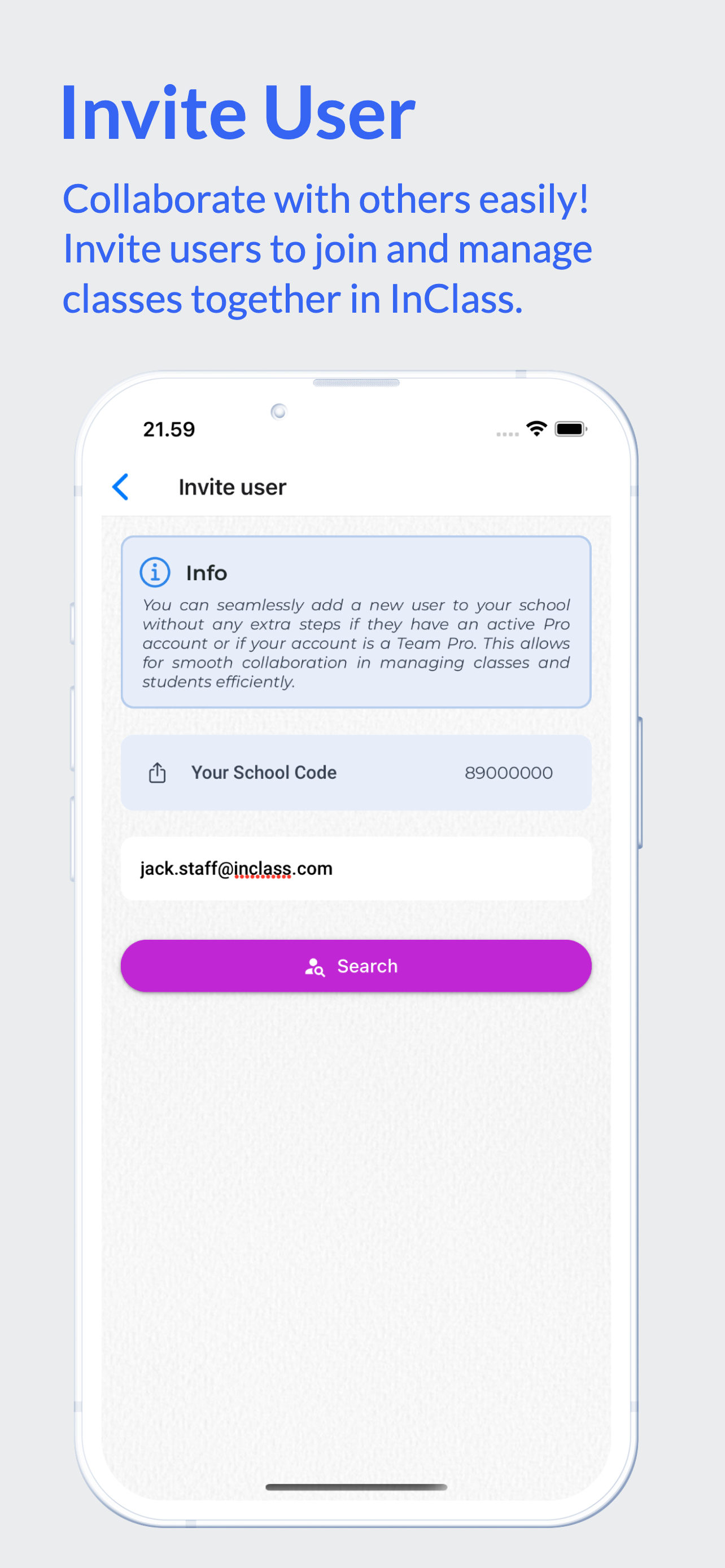 InClass Plus - School Manager screenshot 9