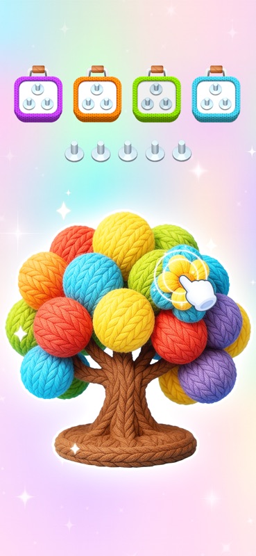 Wool Sorting: Unravel Yarn 3D screenshot 1