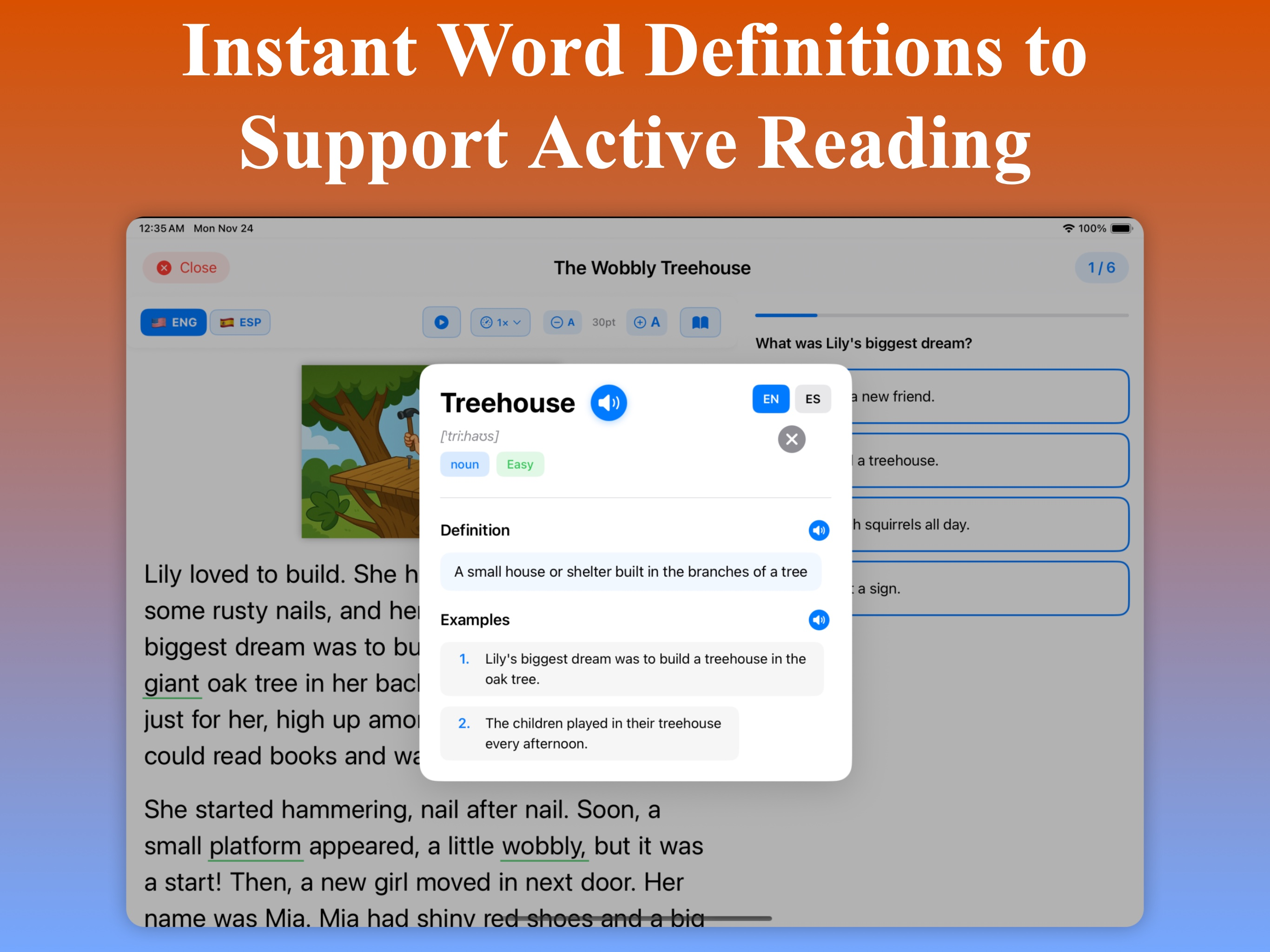 Reading Comprehension Grade 3 screenshot 4