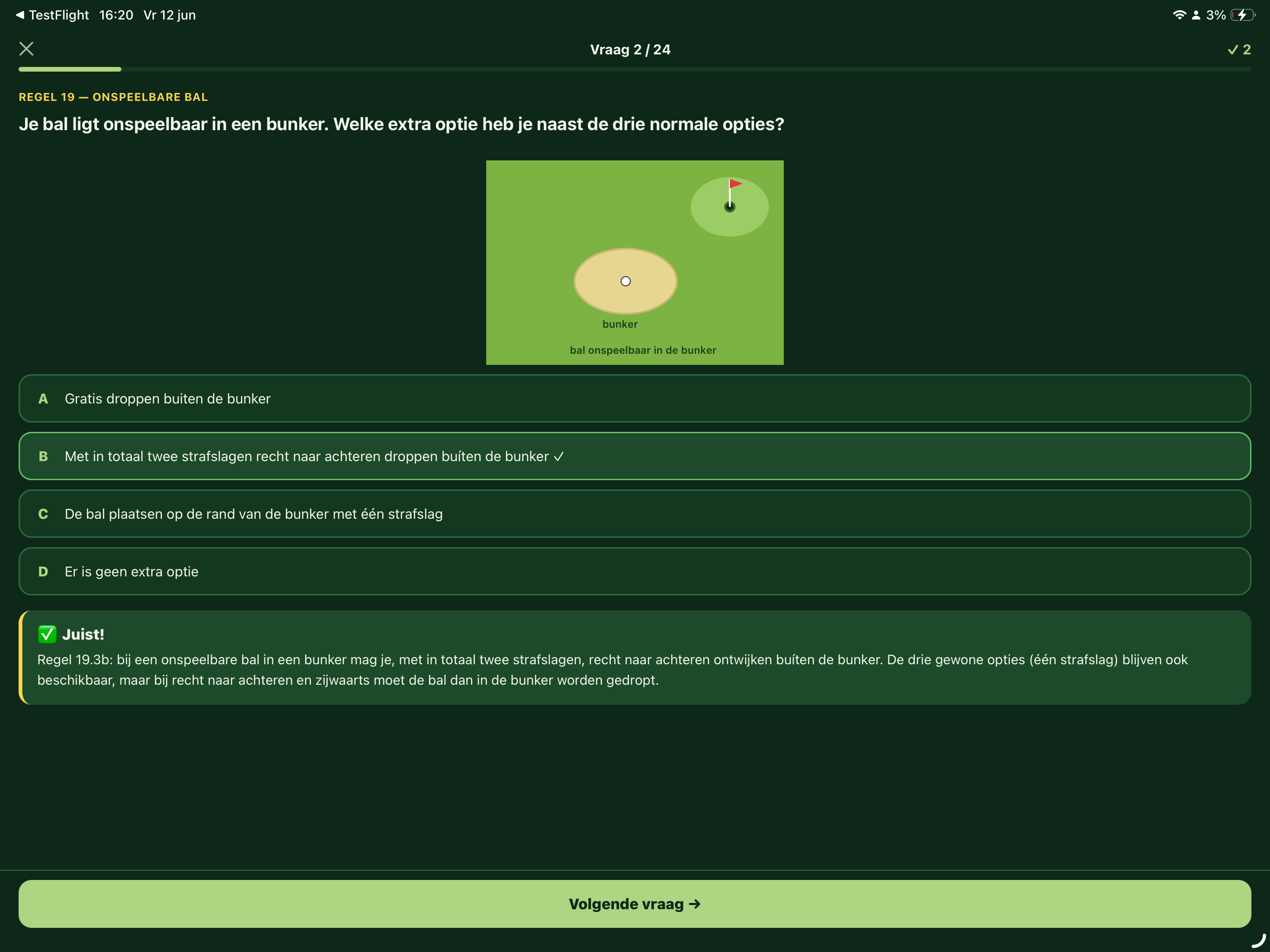Golfregels Quiz screenshot 5