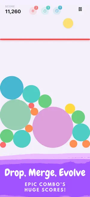 Color Merge: Physics Puzzle screenshot 1