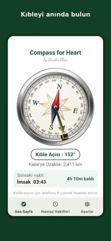 Compass for Heart iPhone screenshot