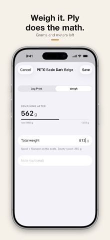 Ply: 3D Filament Tracker Screenshot 4 of 10