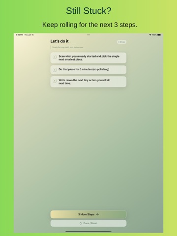 NextThree iPad screenshot