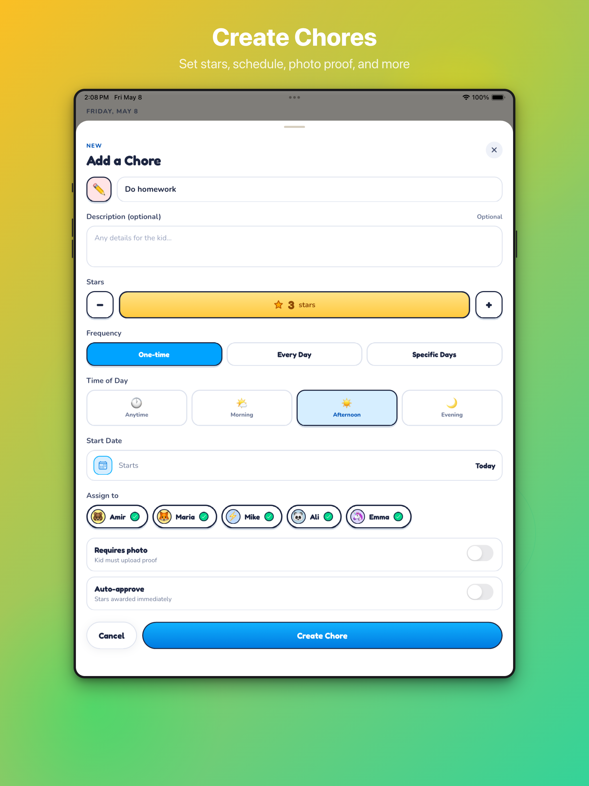 Kid Chore: Chores & Rewards screenshot 5