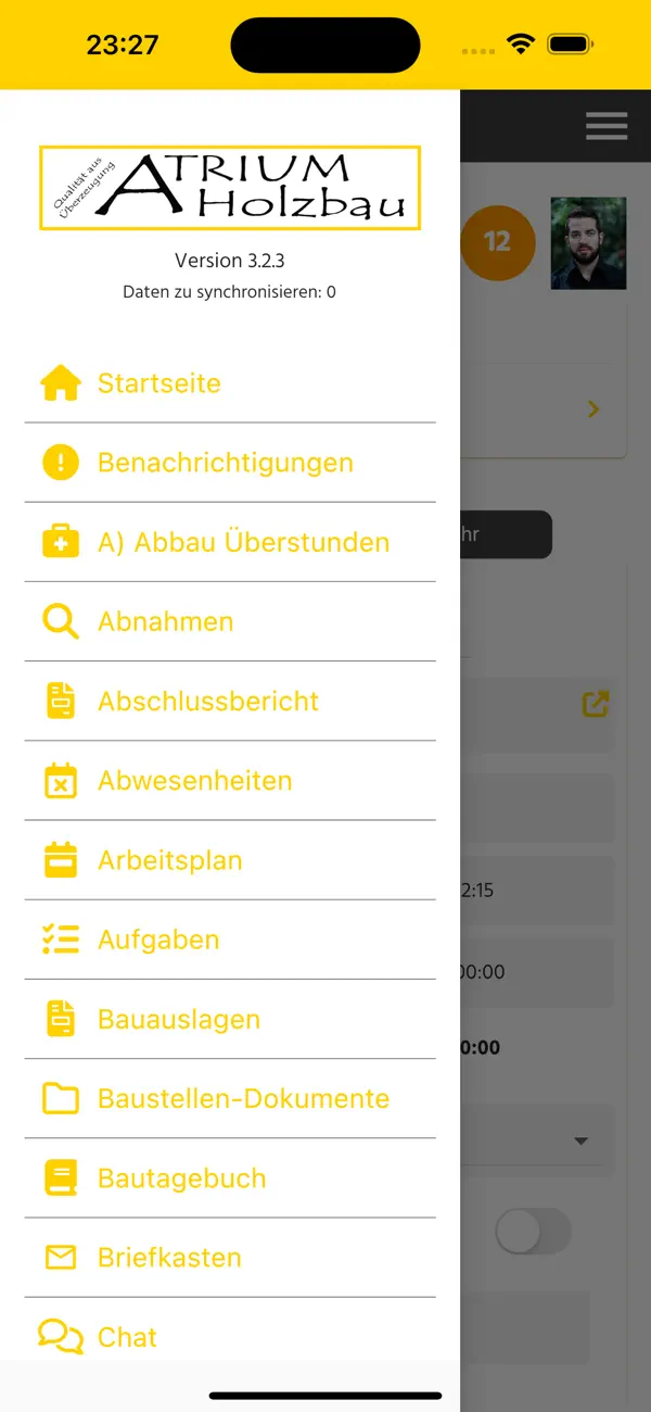 Screenshot #1 pour Atrium Holzbau