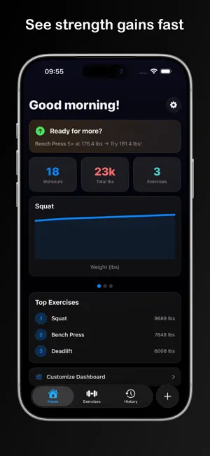 Gymnio - Workout Gym Tracker screenshot 1