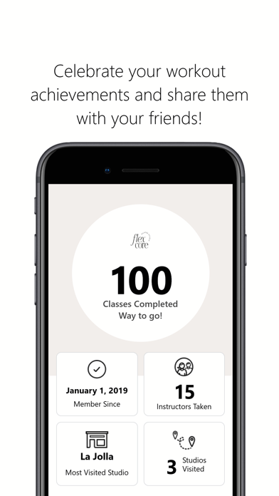 Flexcore Pilates Studio iPhone screenshot 4 - Health & Fitness app