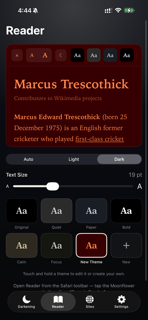 Moonflower: Dark Mode & Reader screenshot 3