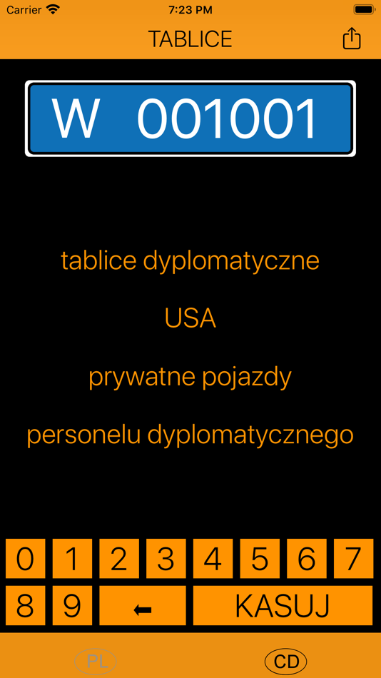 #5. Tablice Rejestracyjne (iOS) 由: Zbigniew Osada