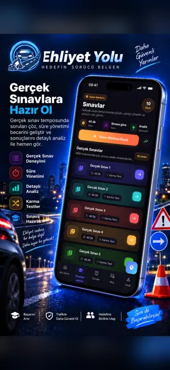 Ehliyet Yolu: Ehliyet Soruları screenshot 2