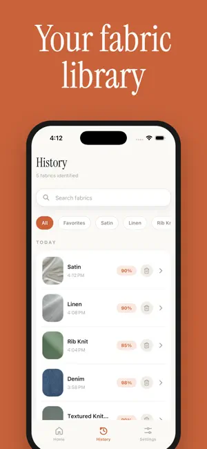 Fabric Identifier: Scan & Care screenshot 3