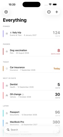 Countdown: Warranty & Expiry Screenshot 4 of 4