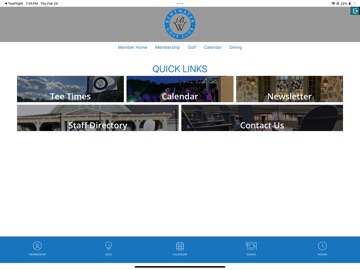 Bentwater Golf Club iPad screenshot