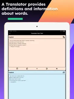 English - Yiddish Translator iPad image 2