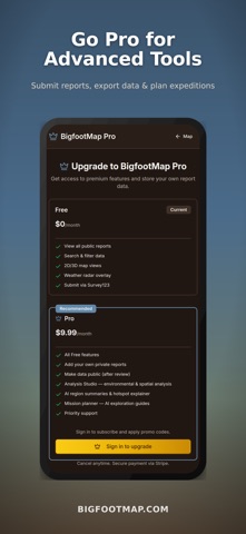 BigfootMap Screenshot 2 of 4