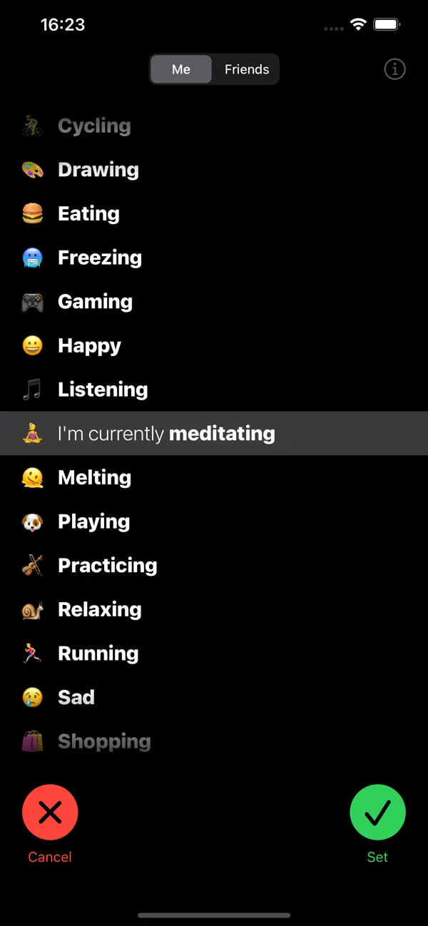 Screenshot #2 pour Nothing Status