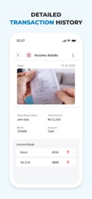 AI Expense Notebook & Tracker screenshot