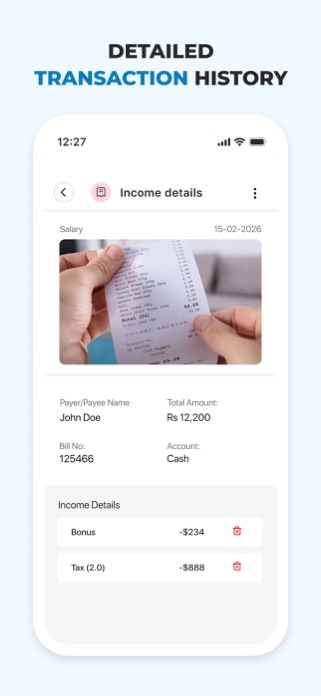 AI Expense Notebook & Tracker Screenshot 7 of 10