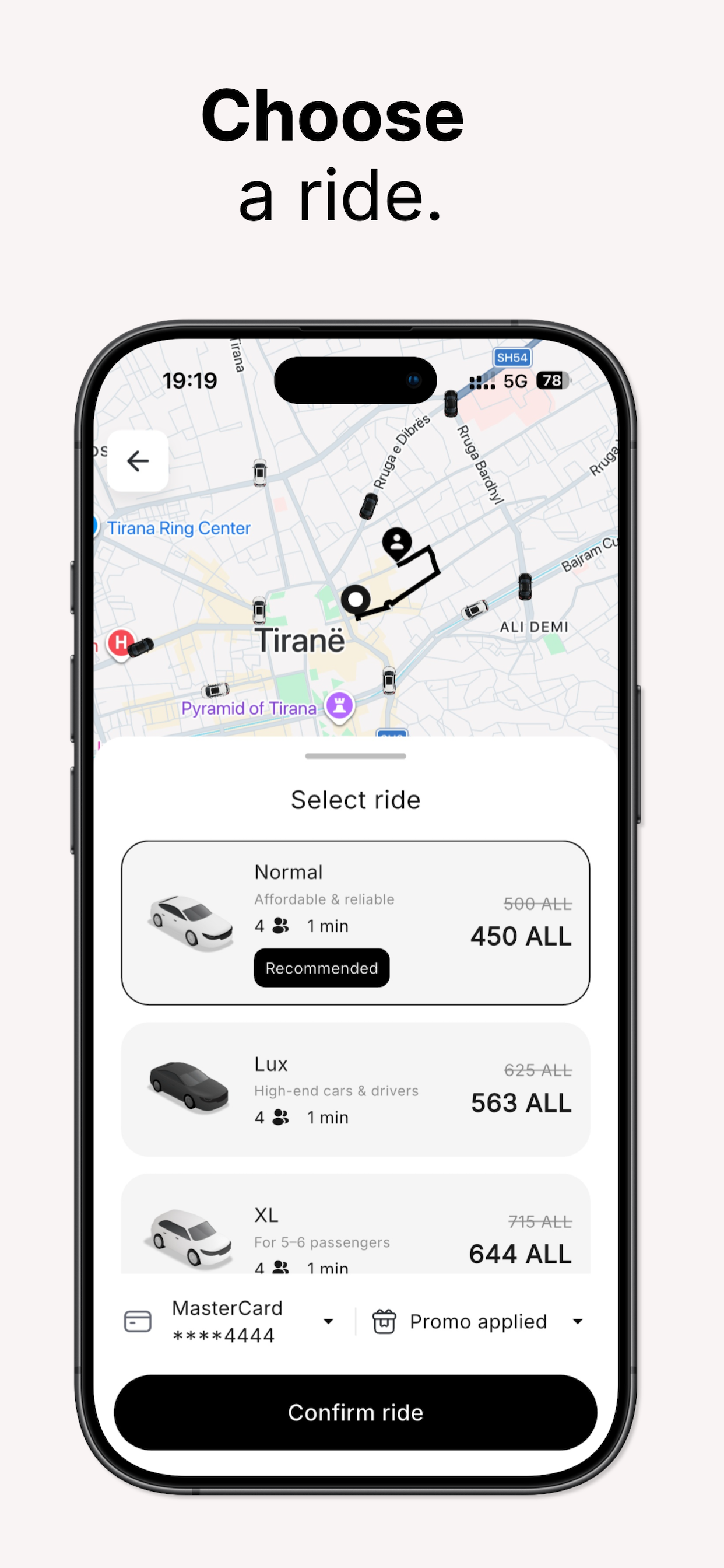 Clust App - Taxi App Albania screenshot 3