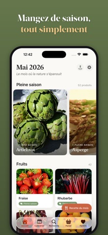 Saison : Fruits et Légumes iPhone screenshot