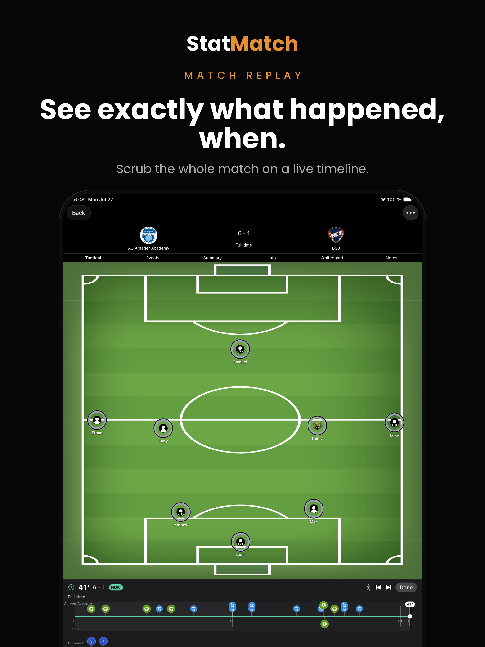 StatMatch: Soccer Coach screenshot 12