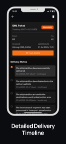 TrackX: Parcel Tracker screenshot