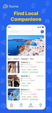 Tourna: Local Guides & Tours Screenshot 1