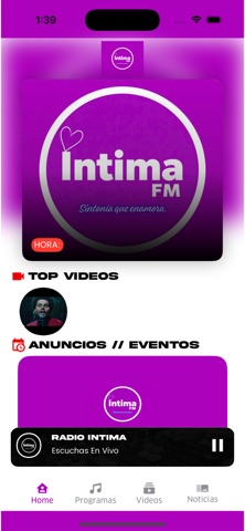 Radio Intima screenshot