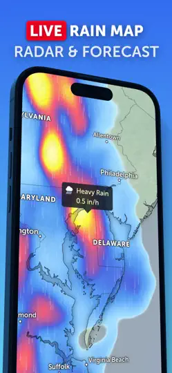 Скриншот Zoom Earth - Weather Forecast на iPhone 1