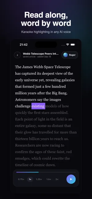 text2voice - AI Voice Reader screenshot 1