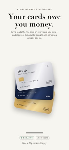 Bevip - Best Credit Card Perks iPhone screenshot