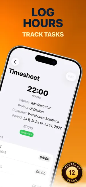 Timesheet Manager Pro screenshot 3