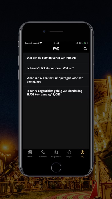 Rijvers Festival Screenshot