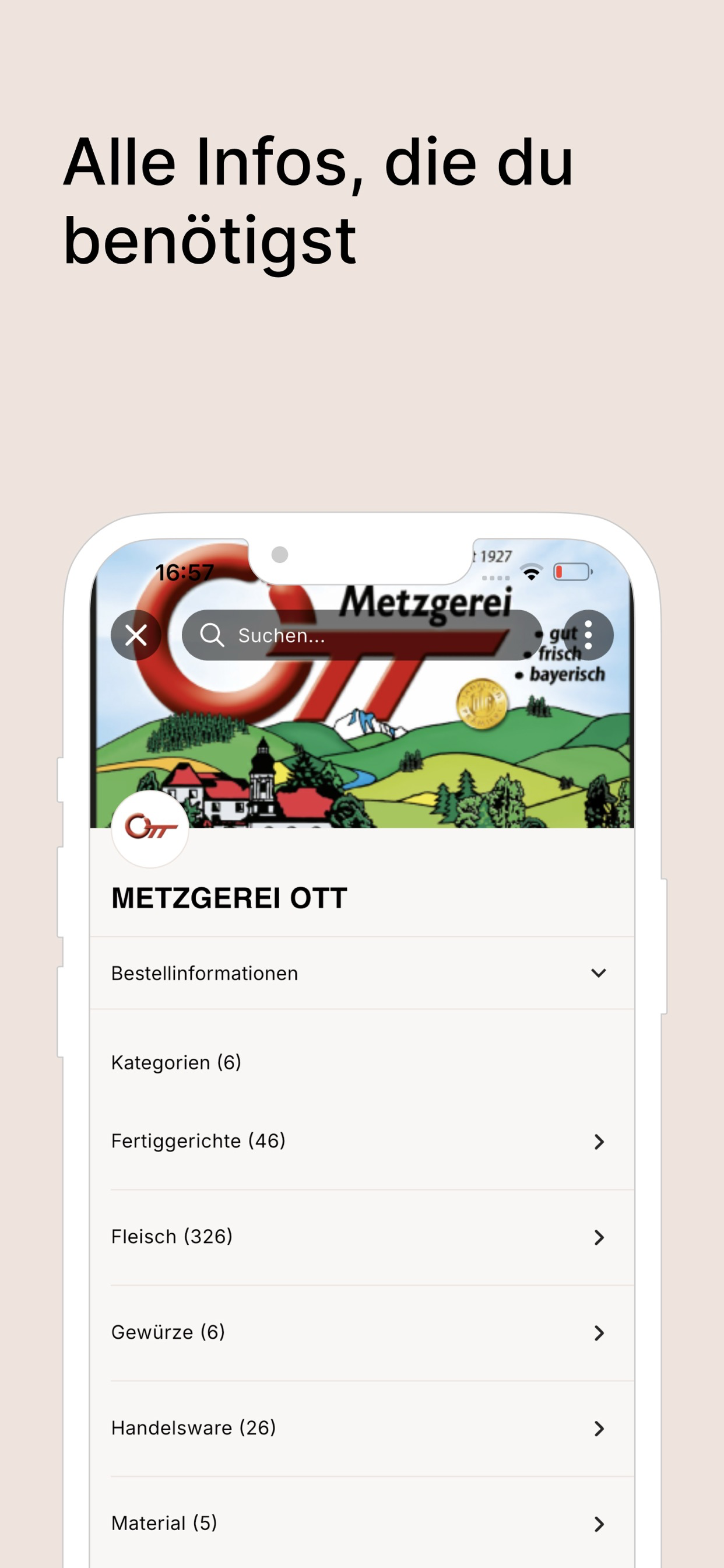 Metzgerei Ott App