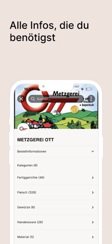 Metzgerei Ott App screenshot