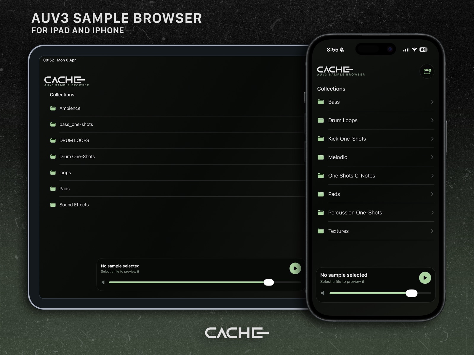 CACHE - AUv3 Sample Browser ipad screenshot 1