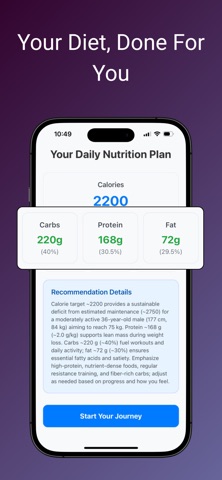LogEasy: AI Calorie Scanner iPhone screenshot