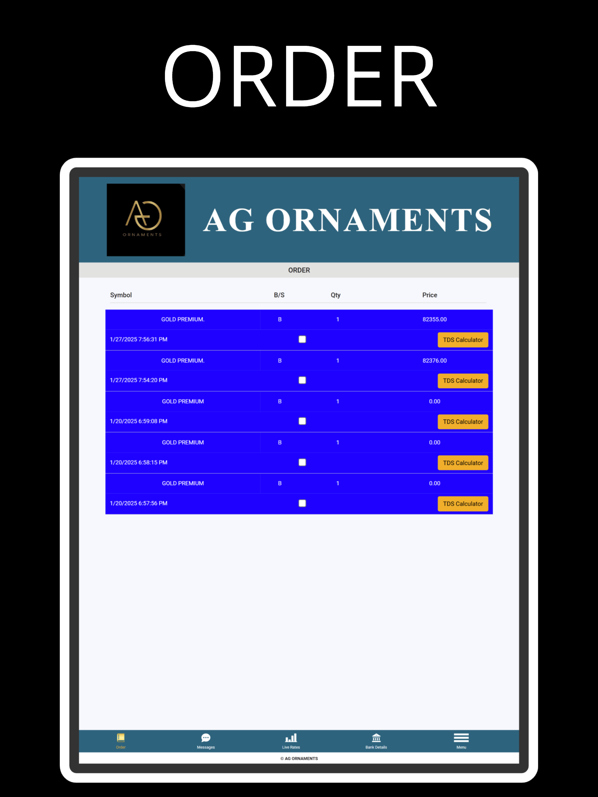 Harshul Bansal -AG Ornaments