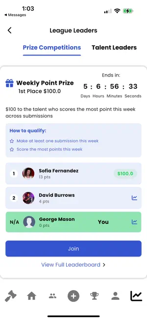Gong Talent screenshot 1