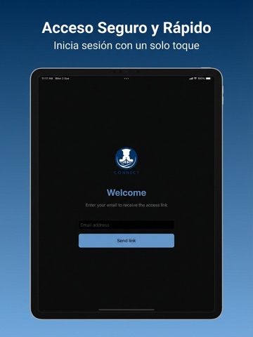 Connect Captador iPad screenshot