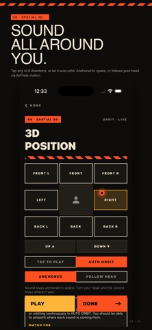 Headphone Sound Check iPhone screenshot